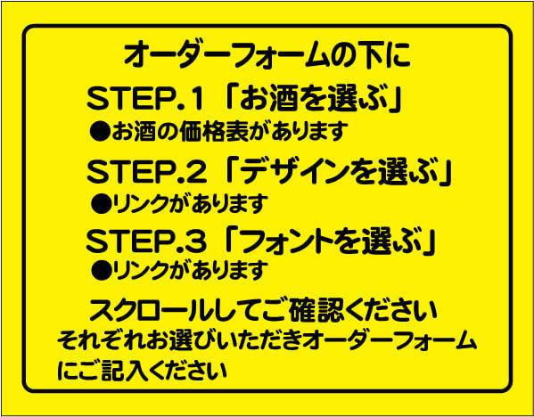 彫刻オリシャンのオーダー方法の説明