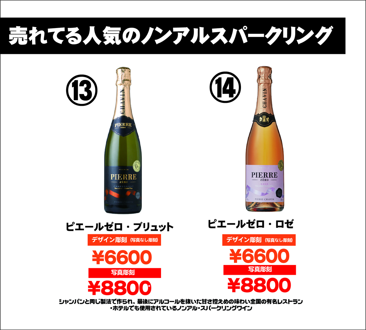 オリジナルシャンパン企業様価格表4