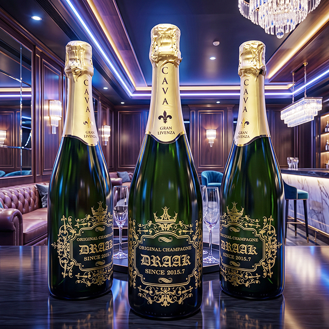 オリシャン/オリジナルシャンパン製作事例写真｜ワイルドなどくろ柄のバースデーイベントオリシャン